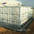 Détail du réservoir d'eau SMC en fibre de verre SMC